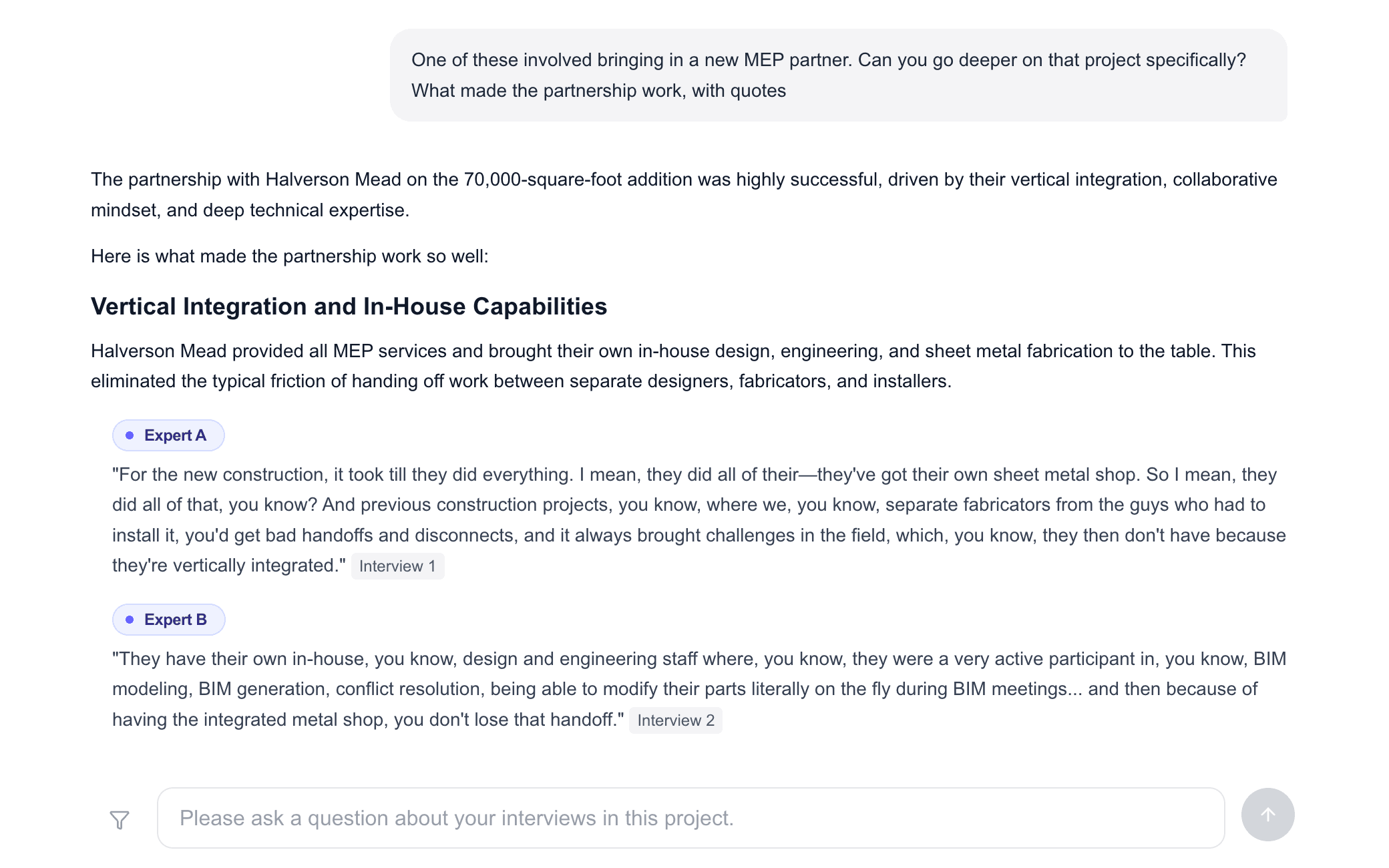 Quote finder preview
